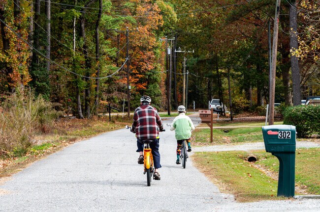 Roads in Seaford are perfect for bike riding safely within the community.