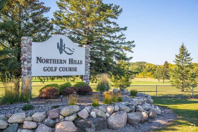 Northern Hills Golf Course is open to the public with a driving range and a club house.