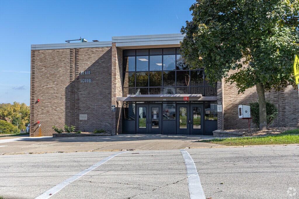 A street view of Blair Elementary School.