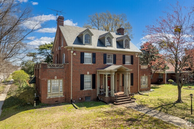 Camp Alexander's history is reflected in its varied architectural styles.
