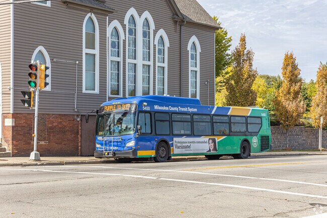 Hop on the Purple line and go all the way to Ikea from the Midtown Milwaukee neighborhood.