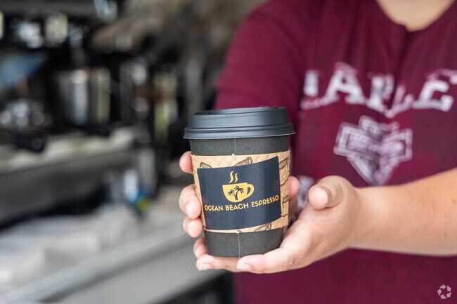 Ocean Beach Espresso offers specialty coffee drinks just a quick trip down Ocean Beach Highway.