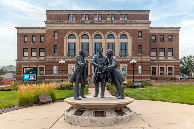 Mclean County Perferming Arts Center is located near Broadway-Fell Corridor.