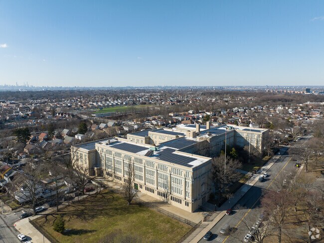 Aerial view of Bayside High School