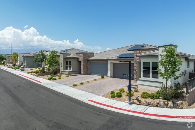 Townhomes in the guard-gated, 55-plus Trilogy at Sunstone community range from $500,000 to $800,000.