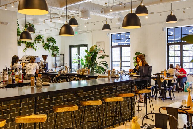 Isla & Co. once an art studio, now serves delicious meals to the residents of Pineapple Park.