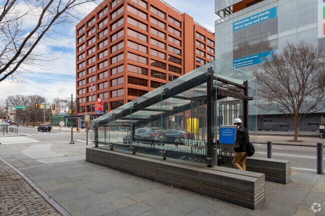 The Subway is a popular option for commuting in and out of the Old City neighborhood.