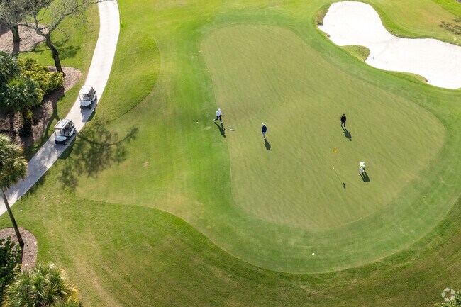 The Pelican Bay Golf Club has an award winning course.