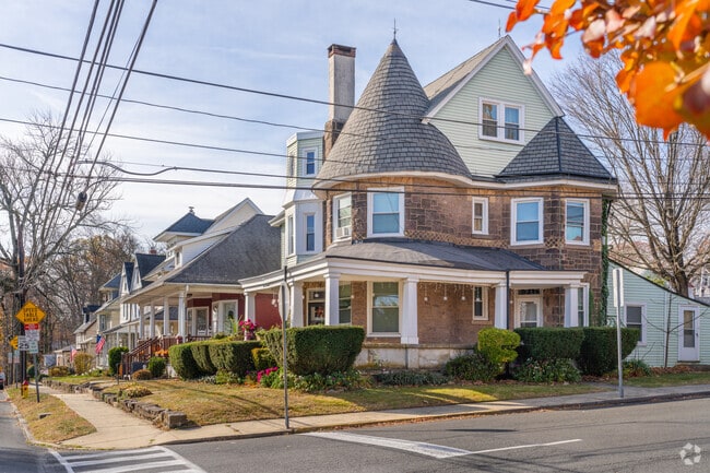 Victorian homes stand out among older homes in Doylestown with easy access to downtown.