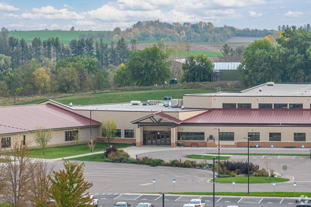 Spring Valley Elementary has its own entrance.