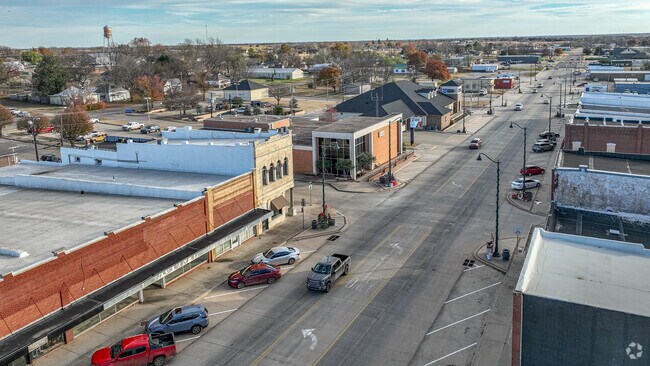 The Autumn sun shines on downtown Prague.