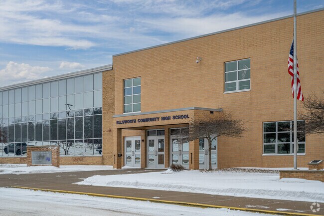 Grades 9-12 attend Ellsworth High School.