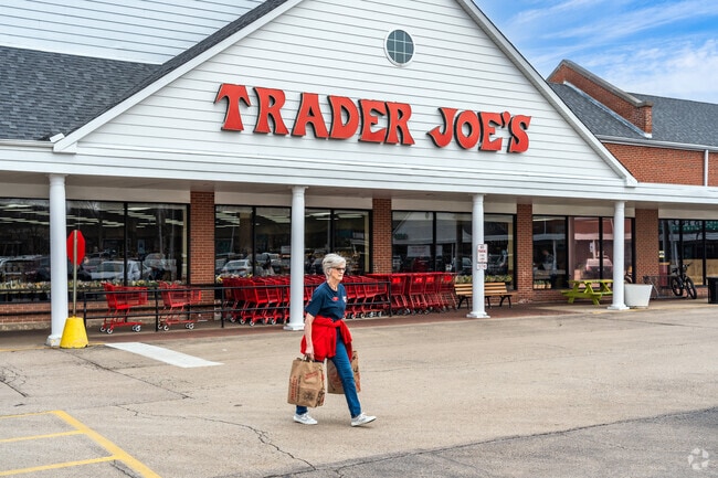 East Naperville residents have access to many retailers including Trader Joe's for groceries.