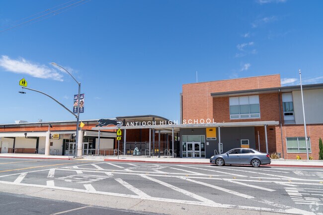 Antioch High School serves students from ninth to twelfth grade in The City of Antioch.