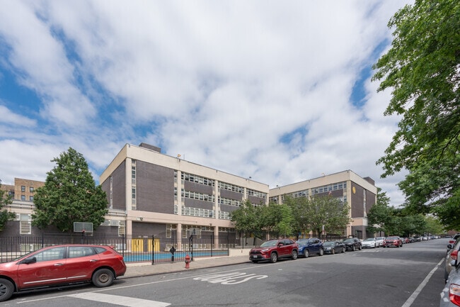 Ebbetts Field Middle School, Brooklyn's hub of adolescent education.