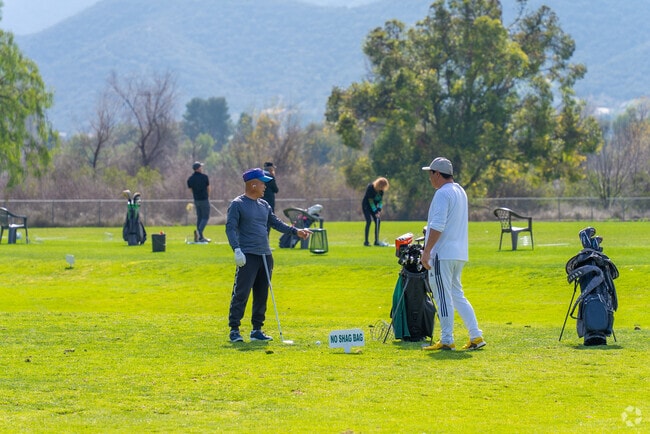 Tee off and catch up with friends on the greens of Rancho Mirage.