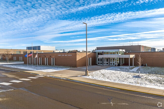 Forest Lake Area High School serves students in grades 9-12.