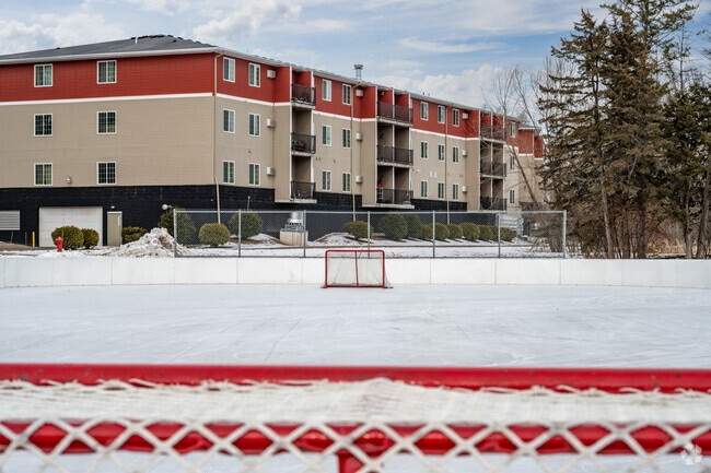 Tower Park is the place for outdoor hockey in Forest Lake.