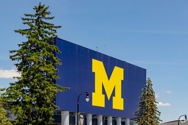 UofM's 'Big House' stadium is the most well-known landmark near Germantown.