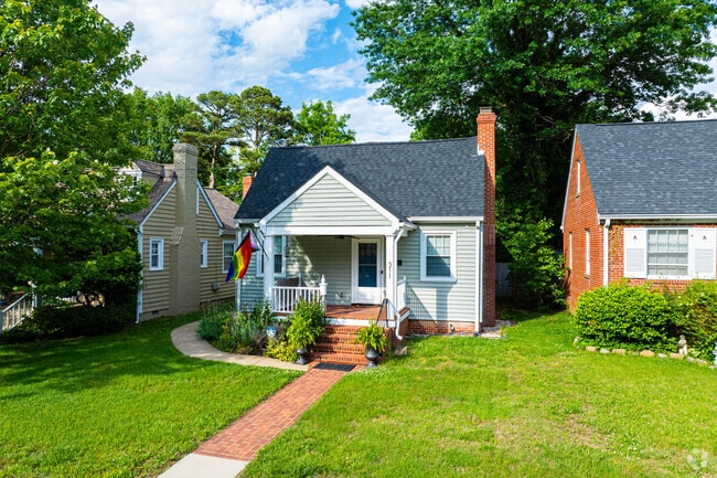 Two bedroom cottages speckle the landscape in Swansboro.