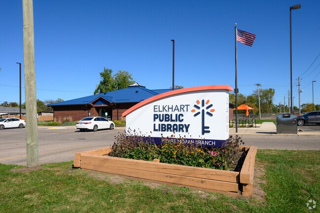 Pierre Moran houses a branch of the Elkhart Public Library, which many locals depend on.