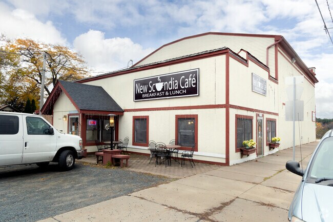 New Scandia Cafe is a popular stop for locals, and is open everyday from 7:00 am to 3:00 pm.