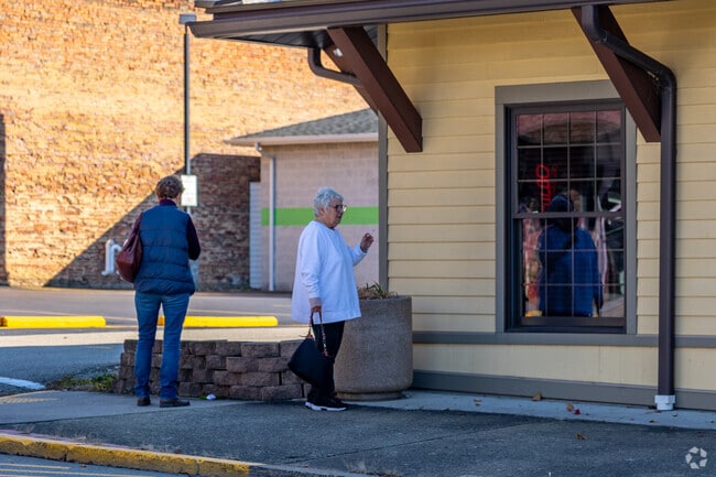 Walk along the safe sidewalks of downtown Connellsville.