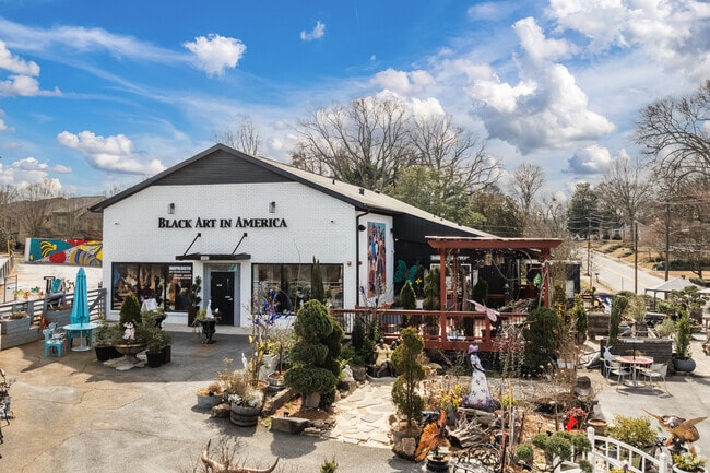 Semmes Park is home to Black Art In America, a leading multifaceted arts company focused on African-American art.