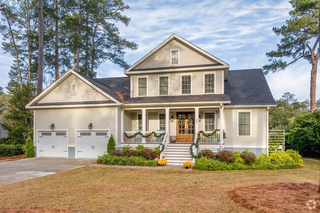 There are larger two story homes in Lake Katherine.