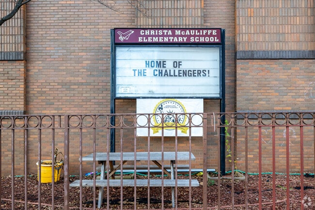Christa McAuliffe School is a Public Pre-K, Elementary & Middle School
in Jersey City, NJ.