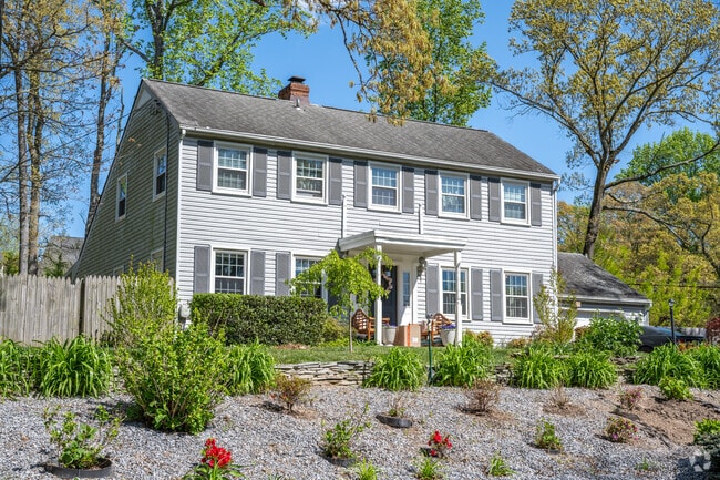 Colonial homes are quite common in Severna Park.