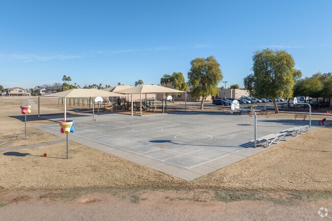 Chandler Traditional Academy in Chandler includes basketball courts for its students.