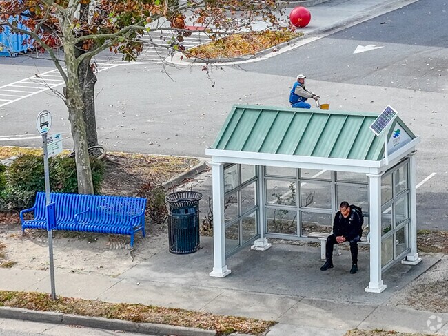Oceana and surrounding areas have many public bus stops, some of which are covered for comfort.