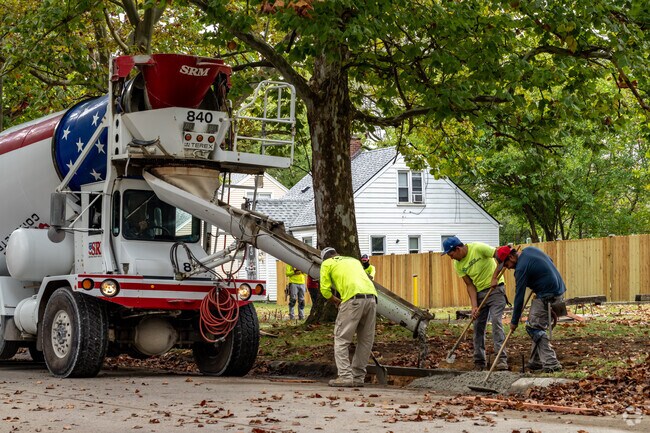 The city of Detroit is updating sidewalks and driveways in Conner Creek.