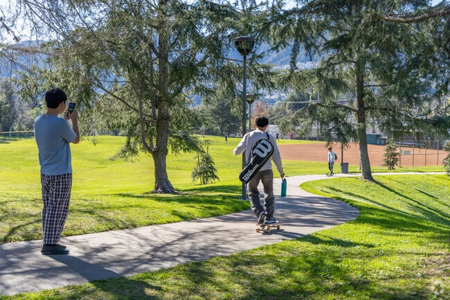 Enjoy a walk around the path at Montrose Community Park in Verdugo Woodlands.