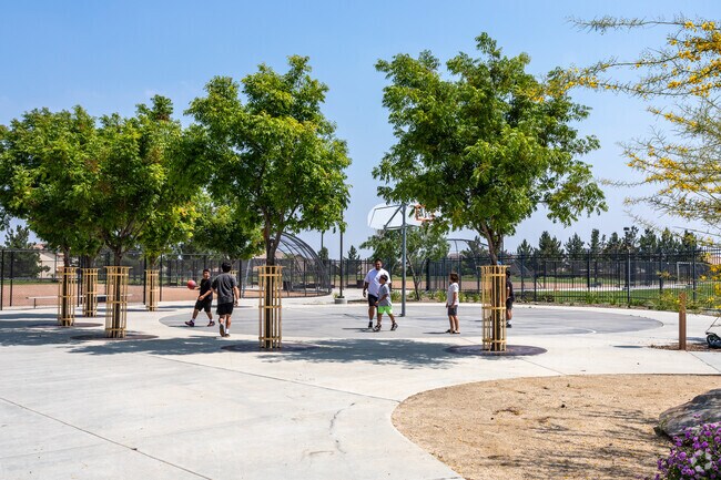 Residents enjoy playing sports at the Paakuma' Park.