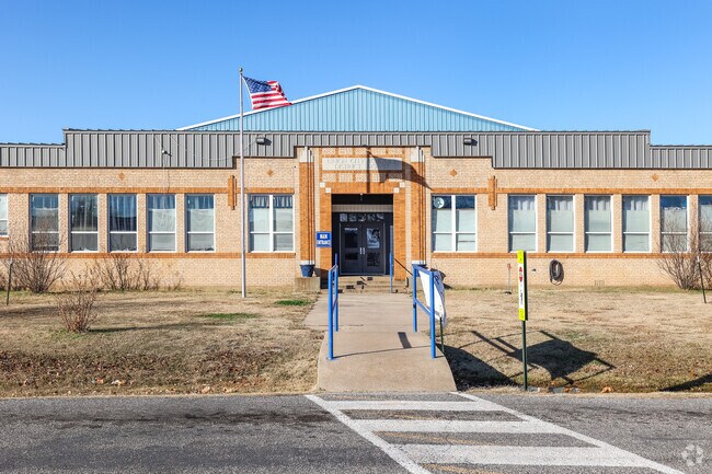 Union City High School is next to the police station.