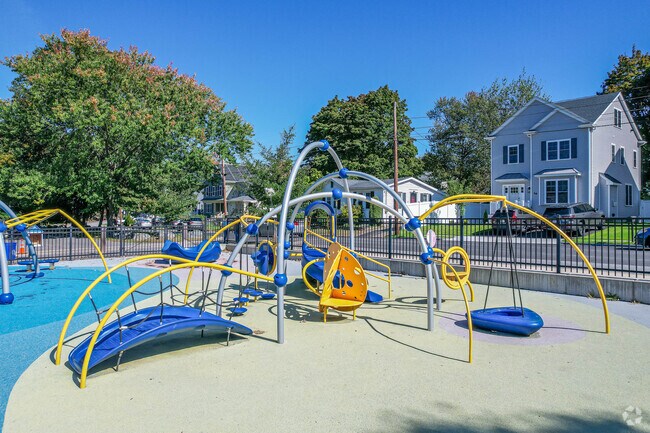 Lazazzero Playground has everything you need to keep the littles busy including a playground.