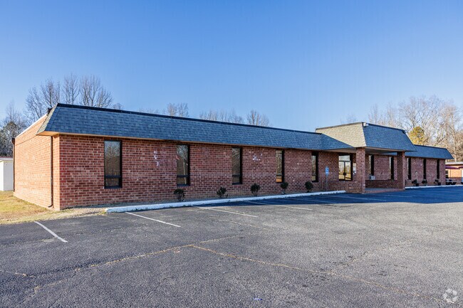 Carolina Christian Academy features separate buildings spread across a spacious campus.