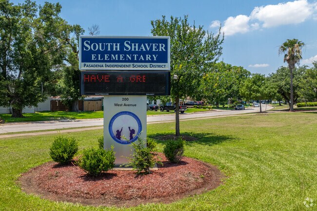 South Shaver Elementary is located in  Pasadena, TX.