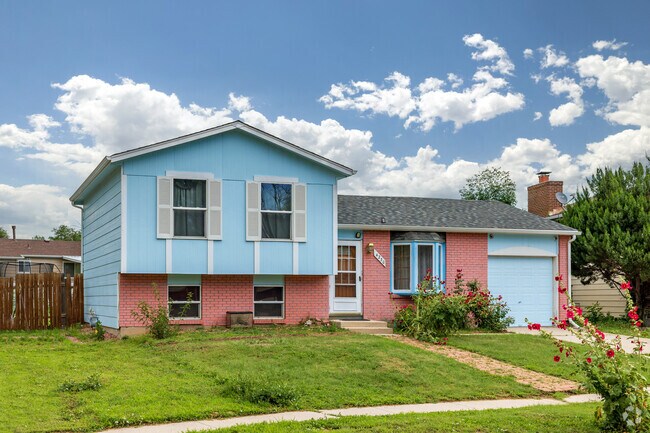 Vibrant brick split level style homes in the Southborough neighborhood.