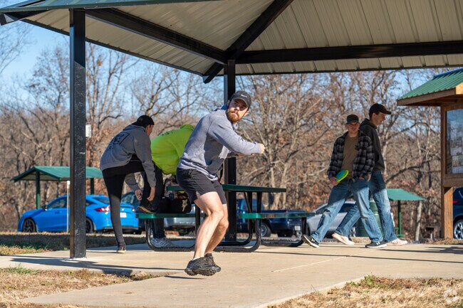 Quail Ridge Park is home to the premiere disc golf course in the area.