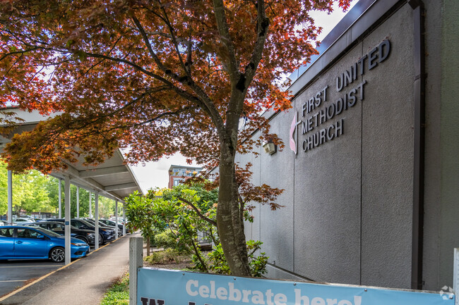 The Little French School is located in the First United Methodist Church in Far West Eugene.