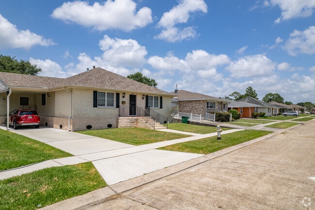 Homes in Airline Park tend to be mid-century ranch homes in planned subdivisions.