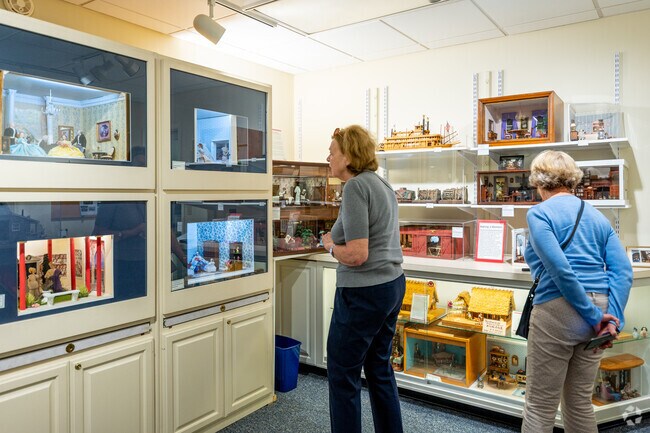 The Museum of Miniature Houses in Downtown Carmel is a unique spot with many amazing pieces.