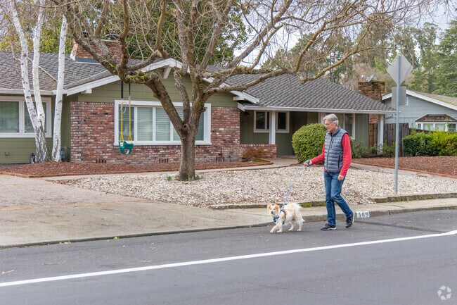 Driving through Burton Valley you will see ranch style homes and quiet streets for walking.