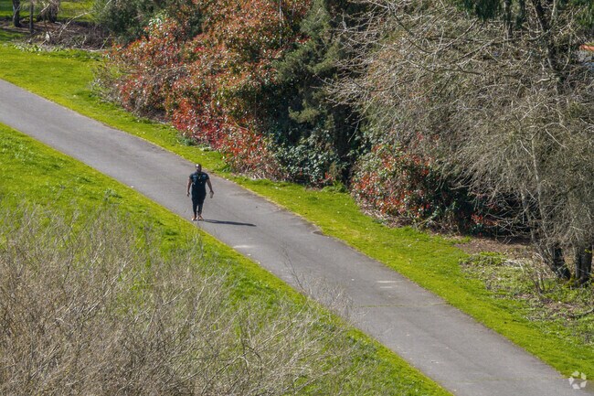 The Interurban Trail is the perfect place to enjoy the scenery and South Kent.