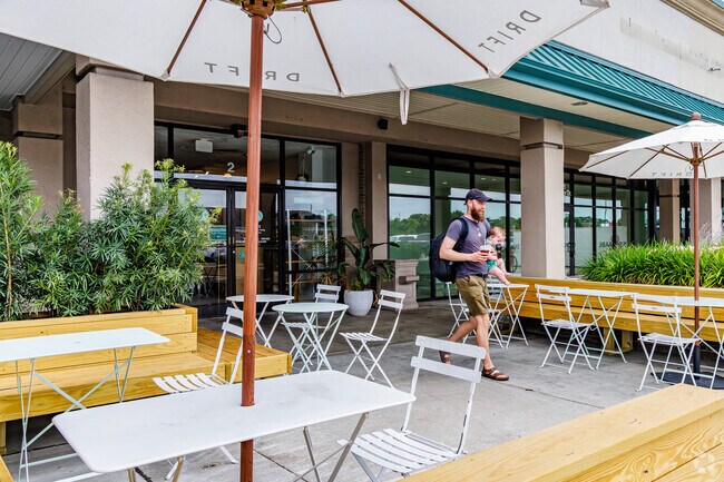 Drift Cafe is a popular stop for your caffeine fix near Forest Hills North.