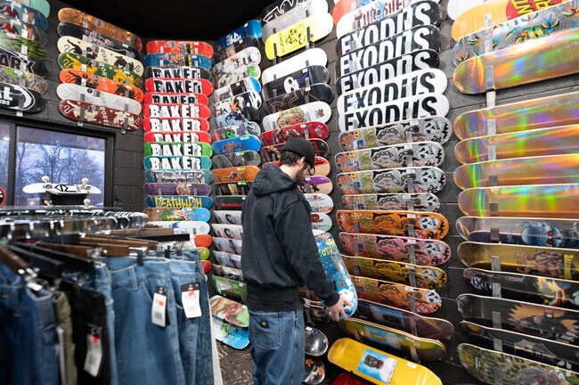 Exodus Ride Shop in White Lake has everything a skateboarder wants.