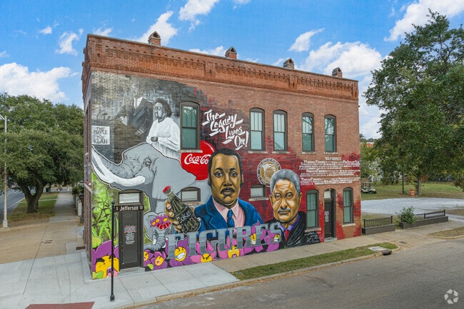 Mobile, Alabama is a port city on Alabama’s Gulf Coast.